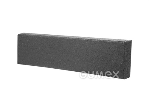 Gummi-Einfassung ELASTON-ELTEC, 30mm, Breite 250mm, Länge 1000mm, recycelter Gummi, grau, 